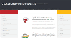 Desktop Screenshot of lietuviubendruomene.gr