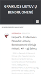Mobile Screenshot of lietuviubendruomene.gr